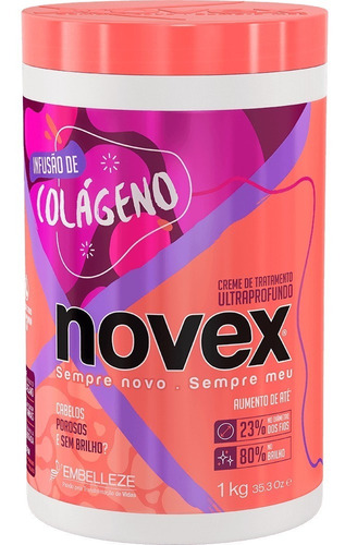 Creme De Tratamento Novex Infusão De Colágeno 1kg