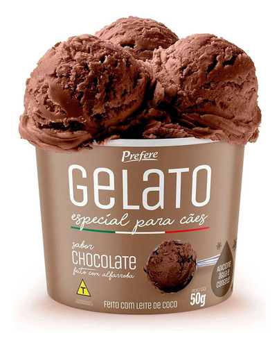 Sorvete Para Cães Petiscos Para Cachorros - Gelato Prefere