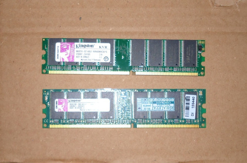 2 Memorias Kingston Kvr400x64c3a/1g (Usado)