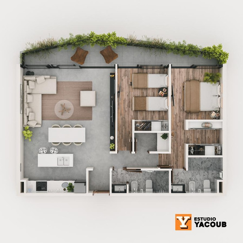 Imagen 27 de 30 de Departamento Venta -2 Dormitorios 2 Baños - 94mts 2 Totales - La Plata-pozo-emprendimiento.