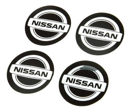 Emblema Nissan Para Calota Roda Resinado 4pçs