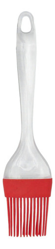Pincel De Silicone Com Cabo Acrílico Vermelho Mimo Style