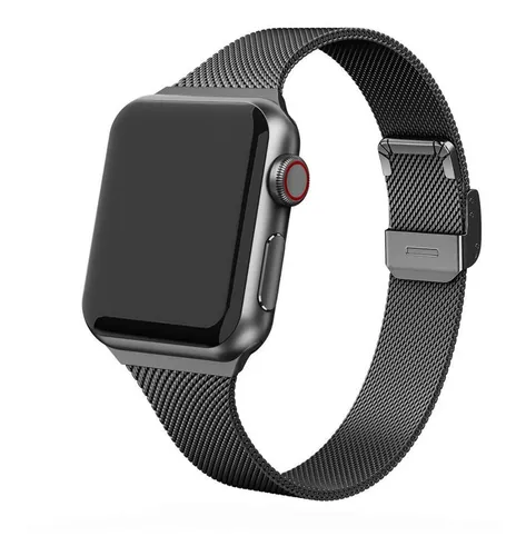 Malla Met lica Tipo Milanese Para Apple Watch 42 44 45 Mm