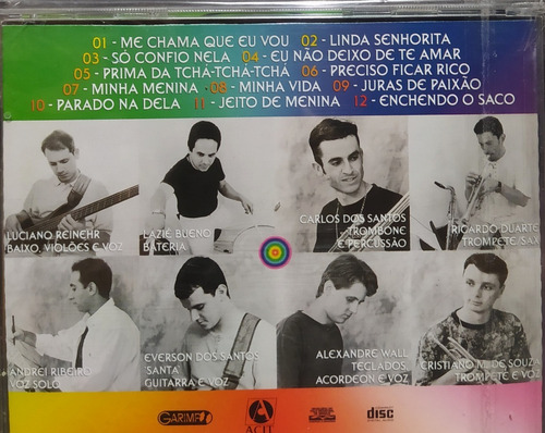 Banda Prisma Minha Menina Cd Original Lacrado