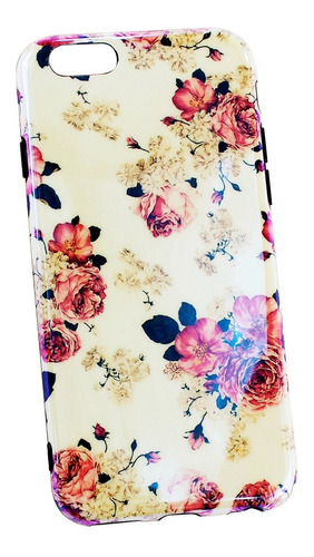 Funda Rosas Vintage Flores Tornasol Dama Para iPhone 6 / 6s