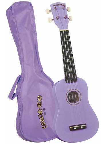 Ukelele Soprano Du-100 Rainbow, Color Negro, De La Marca Dia