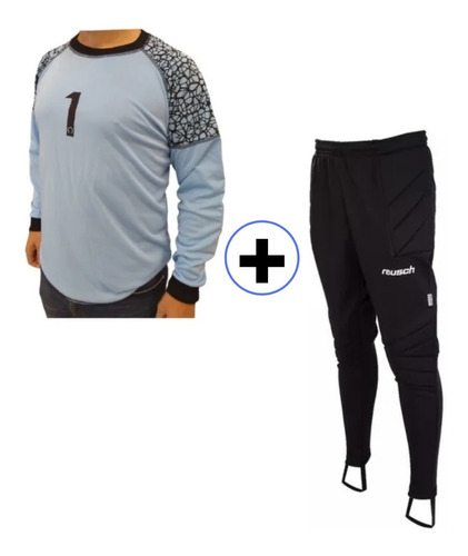 Conjunto De Arquero Hombre! Pantalon Reusch +buzo Mitama