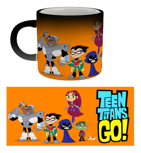 Taza Mágica Teen Titans Jóvenes Titanes |de Hoy No Pasa| 2