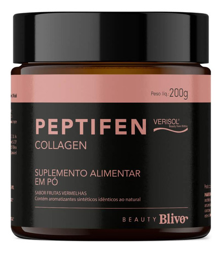 Peptifen Collagen 200g Sabor Frutas Vermelhas Frutas Vermelhas
