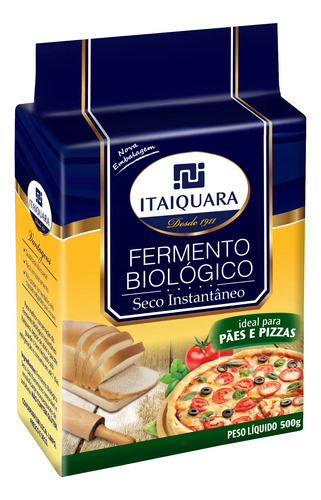 Fermento Biológico Seco Itaiquara Instantaneo 500g.