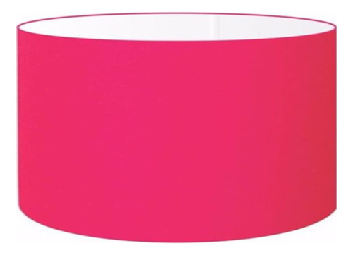Cúpula Abajur Cilín Vivare Cp-8025 Ø50x30cm - Bocal Europeu Cor Rosa Pink Rosa Pink