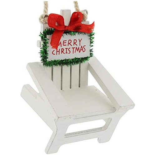 Adorno De Silla Adirondack 'feliz Navidad'