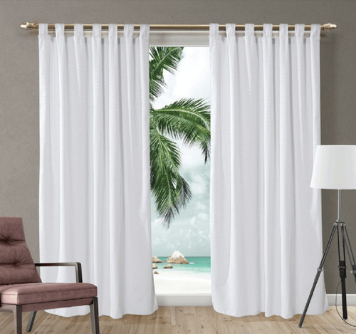 Cortinas Ambiente Rusticas Pesadas + Envio Gratis