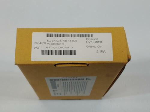 Emerson Deltav Input Module 8channel 4-20ma Part# Ve4003 Ttv
