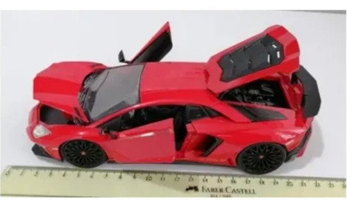 Lamborghini Aventador Sv/ 21cms / Escala 1:24/ Metalico Jada