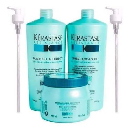 Kerastase Force Shampoo + Acondicionador + Mascara  + Cuotas