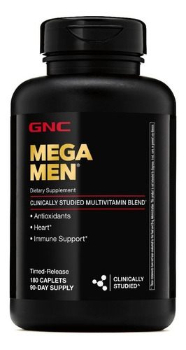 Multivitamínico Clínicamente Estudiado Gnc Mega Men® - 180 C