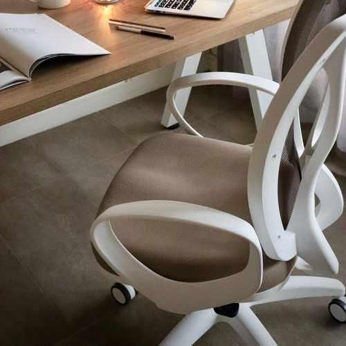 Imagen 5 de 5 de Silla De Oficina Alma White Ergonómica