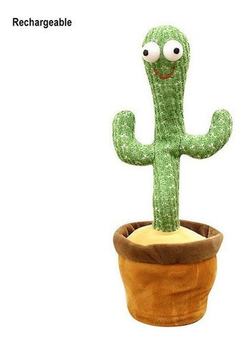 Cactus Bailando De Peluche, Cactus Oscilante Se Puede Cargar