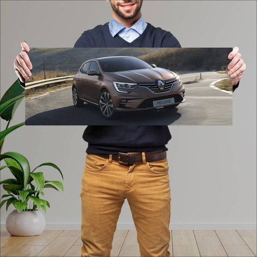 Cuadro 30x80cm Auto 2020 Renault Megane Auto 179