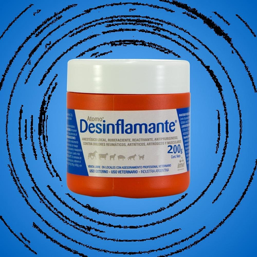 Imagen 1 de 2 de Crema Atomo Desinflamente 200 Grs