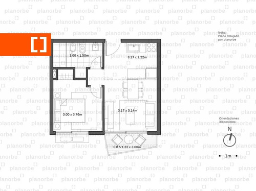 Venta De Apartamento Obra Construcción 1 Dormitorio En Centro, Nostrum Central Unidad 408