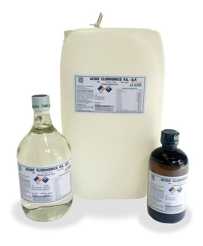 Imagen 1 de 10 de Acido Clorhídrico 10 L Ferreteria Raña