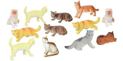 Ee.uu. Toy Docena Cat Plástico Figuras, 2  .
