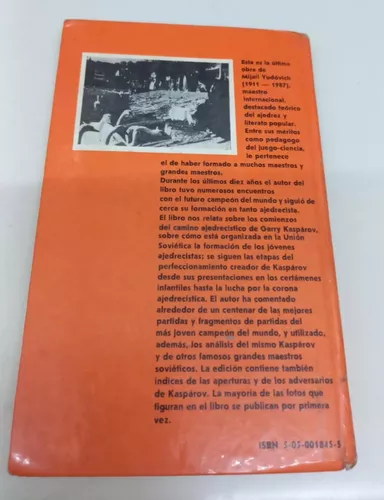 garry kasparov - m. yudovich - ed. raduga, 1988 - Comprar Livros antigos de  Xadrez no todocoleccion