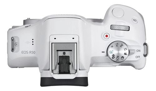 Cámara Canon Eos R50 Sin Espejo Aps-c De Cuerpo Blanco Con A