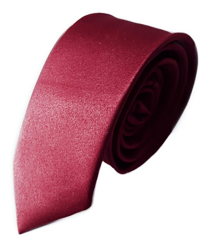 Corbata Slim Lisa Rojo Corbata Slim Lisa Rojo