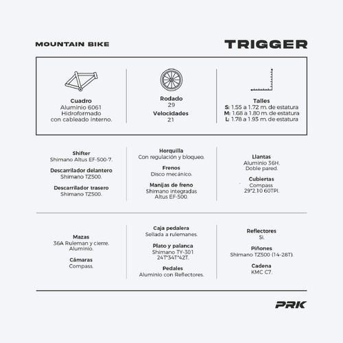 Mountain Bike Trigger R29 21v