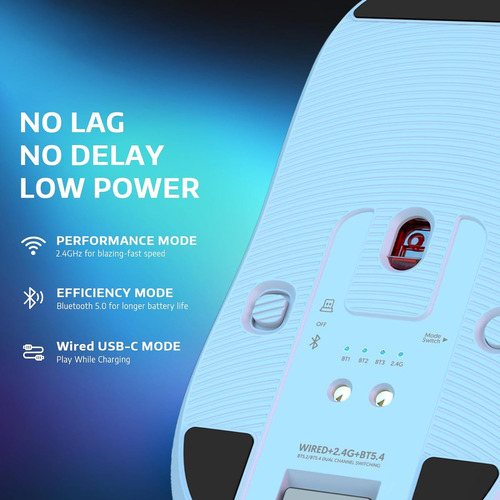 Mouse Bluetooth Para Jogos Attack Shark X6 Paw3395 Peso Leve