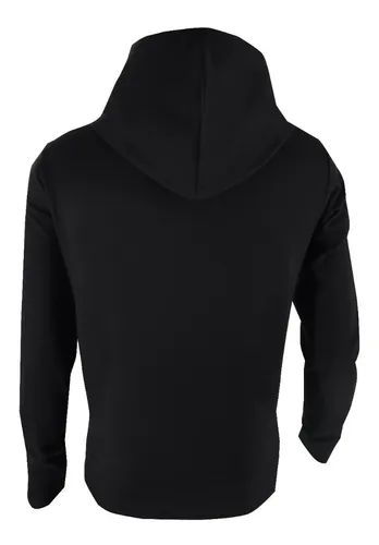 Sudadera Lisa Negra Con Capucha W20h002