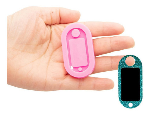 Molde De Silicon Diseño Tag Key Etiqueta Para Llaveros #4