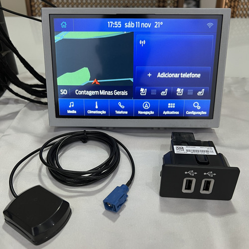 Kit Upgrade Multimídia Sync 2 Sync 3 Original Ford Edge 2016