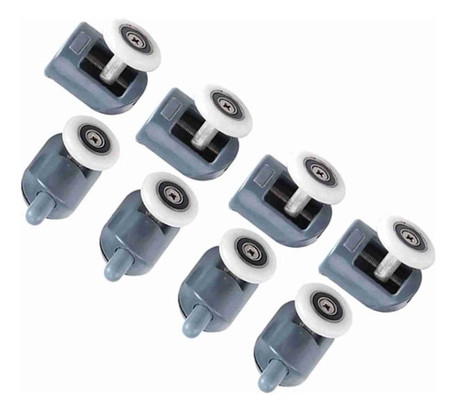 Poleas Twin Rollers, 8 Poleas Para Puertas De Ducha En La Pa