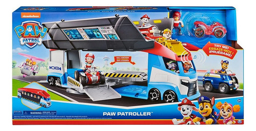 Paw Patrol Paw Patroller Camión Con Sonido Con Figuras