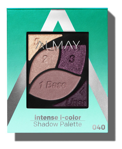 Paleta De Sombras De Ojos Almay, Maquillaje De Ojos De Larga Color de la sombra Green eyes