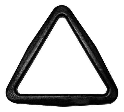 Hebilla Triangular Ajustabl Negra Deslizante Plastico Anillo