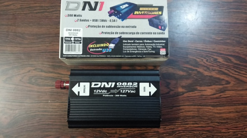 Convertidor De Corriente 12v A 110v 300 Watts Usb Dni Brasil