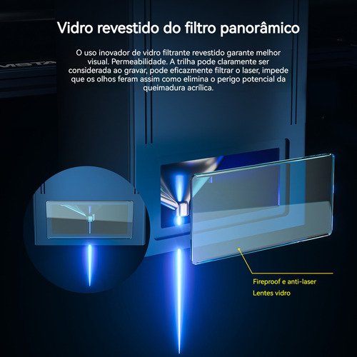 Gravadora Corte A Laser Atomstack A20 Pro 20w E R1 Pro Rolo