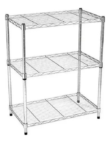 Estante Organizador Rack 3 Niveles Ajustable Acero