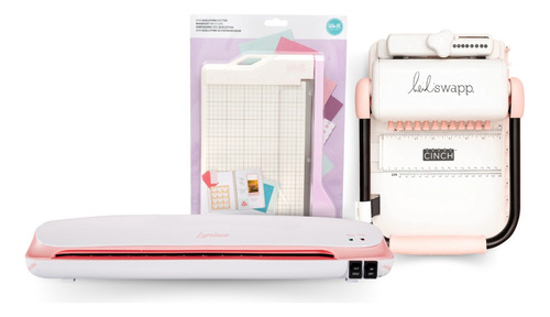 Laminadora Enmicadora A3 - Anilladora Rosa - Mini Guillotina