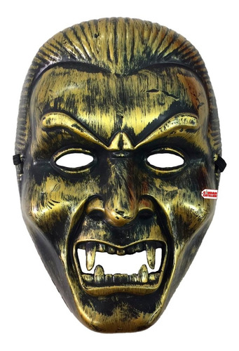 Máscara Drácula Rígida Disfraz Halloween - Ciudad Cotillón
