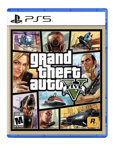 Imagen 1 de 5 de Grand Theft Auto V Gta 5 Ps5 Juego Fisico Sellado Sevengamer