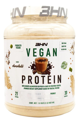 Proteina Vegetal 1 Kg Sabor Chocolate 30 Servi Con 21g Prote Chocolate