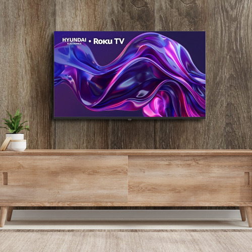 Hyundai Hyled5527r4km Tv 55 Led Uhd 4k So Roku Sin Bordes