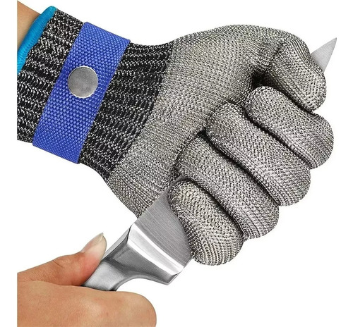 Guantes De Carnicero Acero Inox. Resistentes A Cortes M