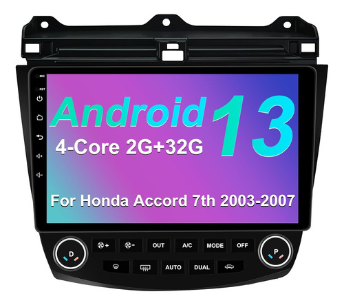 Estéreo Android Auto Honda Accord 03-07 Gps Wifi Bt Usb 2+32